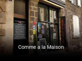 Comme a la Maison ouvert