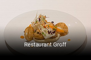 Restaurant Groff ouvert