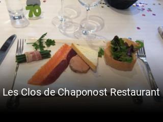 Les Clos de Chaponost Restaurant ouvert