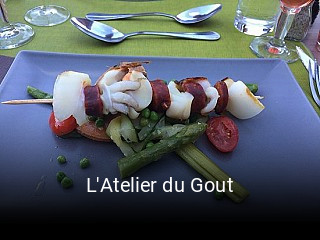 L'Atelier du Gout plan d'ouverture