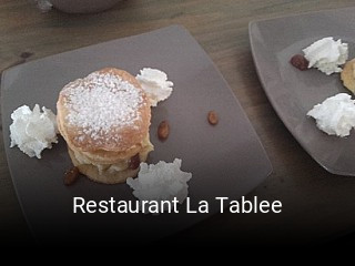 Restaurant La Tablee heures d'affaires