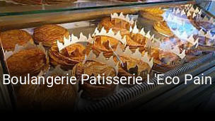 Boulangerie Patisserie L'Eco Pain heures d'affaires