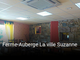 Ferme-Auberge La ville Suzanne plan d'ouverture