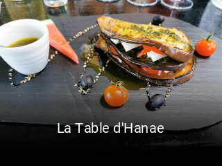 La Table d'Hanae plan d'ouverture