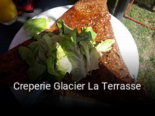 Creperie Glacier La Terrasse ouvert