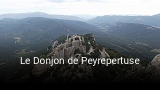 Le Donjon de Peyrepertuse plan d'ouverture