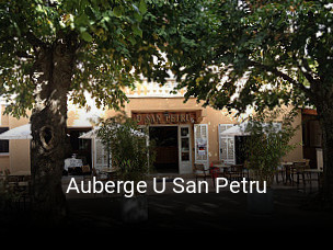 Auberge U San Petru plan d'ouverture