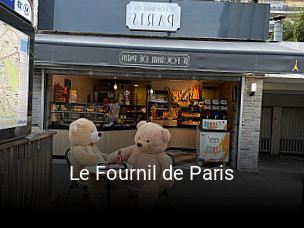 Le Fournil de Paris heures d'affaires