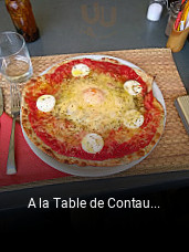 A la Table de Contaut plan d'ouverture