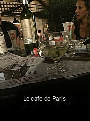 Le cafe de Paris ouvert