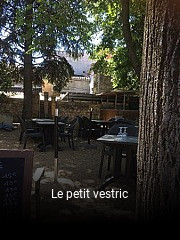 Le petit vestric ouvert