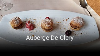 Auberge De Clery heures d'affaires