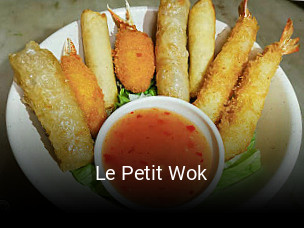 Le Petit Wok heures d'affaires