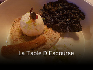 La Table D Escourse ouvert