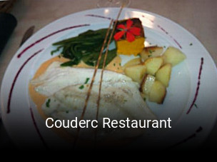 Couderc Restaurant plan d'ouverture