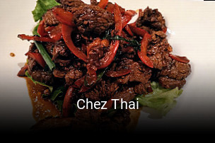 Chez Thai plan d'ouverture