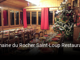 Domaine du Rocher Saint-Loup Restaurant heures d'ouverture