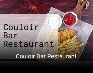 Couloir Bar Restaurant plan d'ouverture