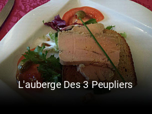 L'auberge Des 3 Peupliers ouvert