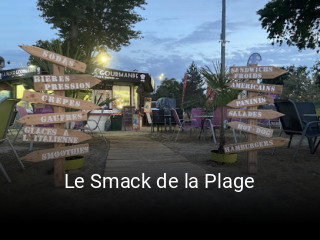 Le Smack de la Plage plan d'ouverture