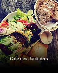 Cafe des Jardiniers plan d'ouverture
