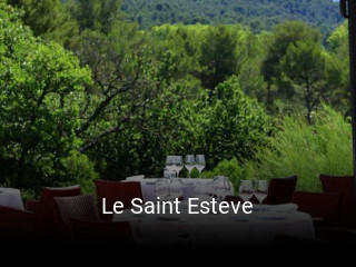 Le Saint Esteve plan d'ouverture