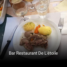 Bar Restaurant De L'étoile ouvert