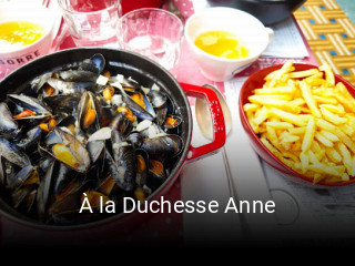 À la Duchesse Anne plan d'ouverture