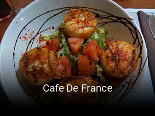 Cafe De France plan d'ouverture