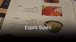 Esprit Sushi ouvert