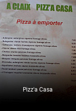 Pizz'a Casa heures d'affaires