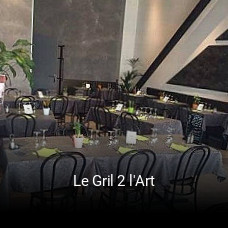 Le Gril 2 l'Art heures d'affaires