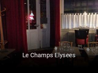 Le Champs Elysees ouvert