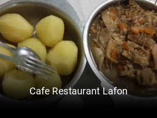 Cafe Restaurant Lafon plan d'ouverture