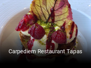 Carpediem Restaurant Tapas plan d'ouverture