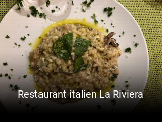 Restaurant italien La Riviera ouvert