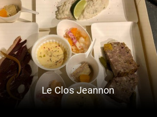 Le Clos Jeannon plan d'ouverture