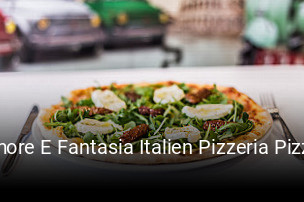 Amore E Fantasia Italien Pizzeria Pizza Levallois Perret plan d'ouverture