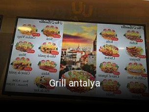 Grill antalya plan d'ouverture