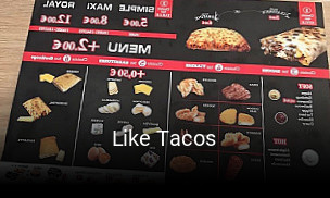 Like Tacos plan d'ouverture