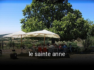 le sainte anne plan d'ouverture