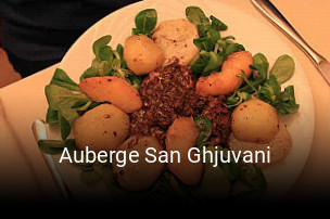 Auberge San Ghjuvani ouvert