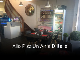 Allo Pizz Un Air´e D´italie heures d'affaires