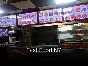 Fast Food N7 heures d'affaires