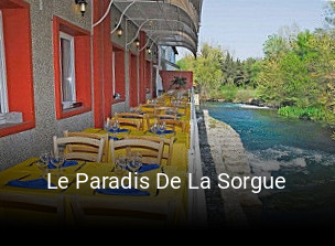 Le Paradis De La Sorgue ouvert