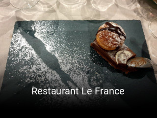 Restaurant Le France heures d'ouverture