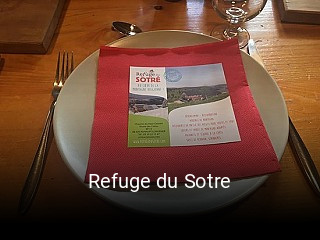 Refuge du Sotre heures d'affaires