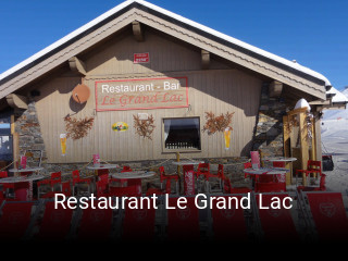 Restaurant Le Grand Lac heures d'ouverture