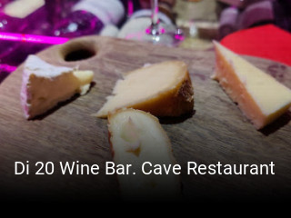 Di 20 Wine Bar. Cave Restaurant ouvert