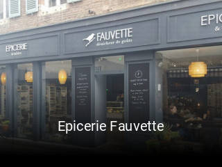 Epicerie Fauvette plan d'ouverture